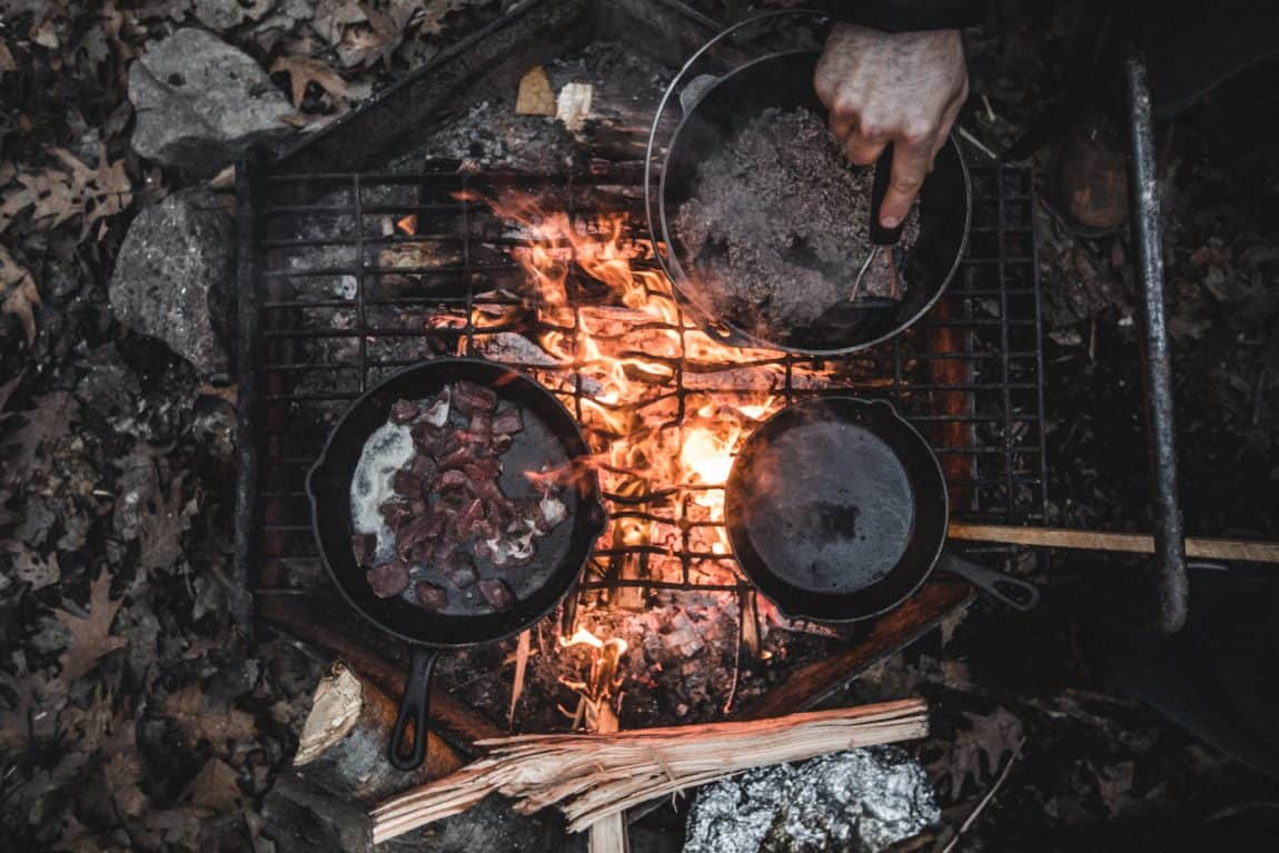 homemade campfire cooking accessories