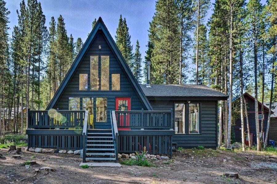 10 Relaxing Cabin Rentals In Breckenridge Colorado Territory Supply   Breckenridge A Frame Cabin Rental 900x600 