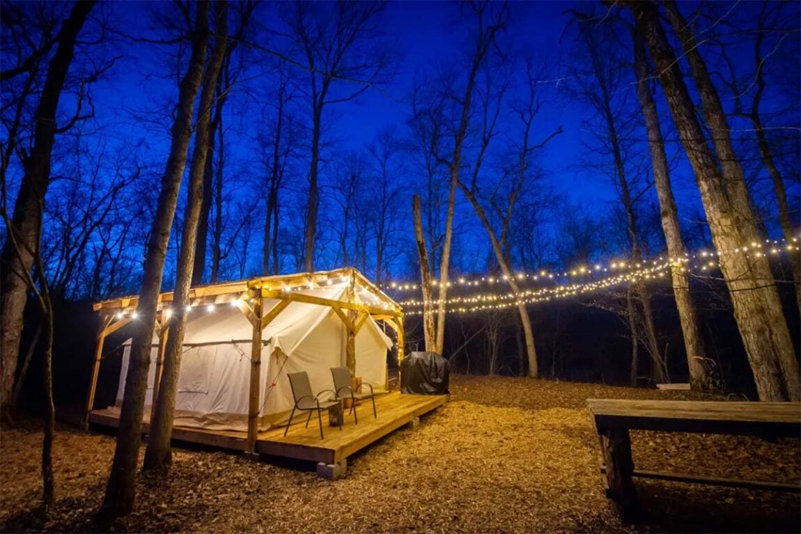 6 Unique Places To Go Glamping In Missouri - Territory Supply