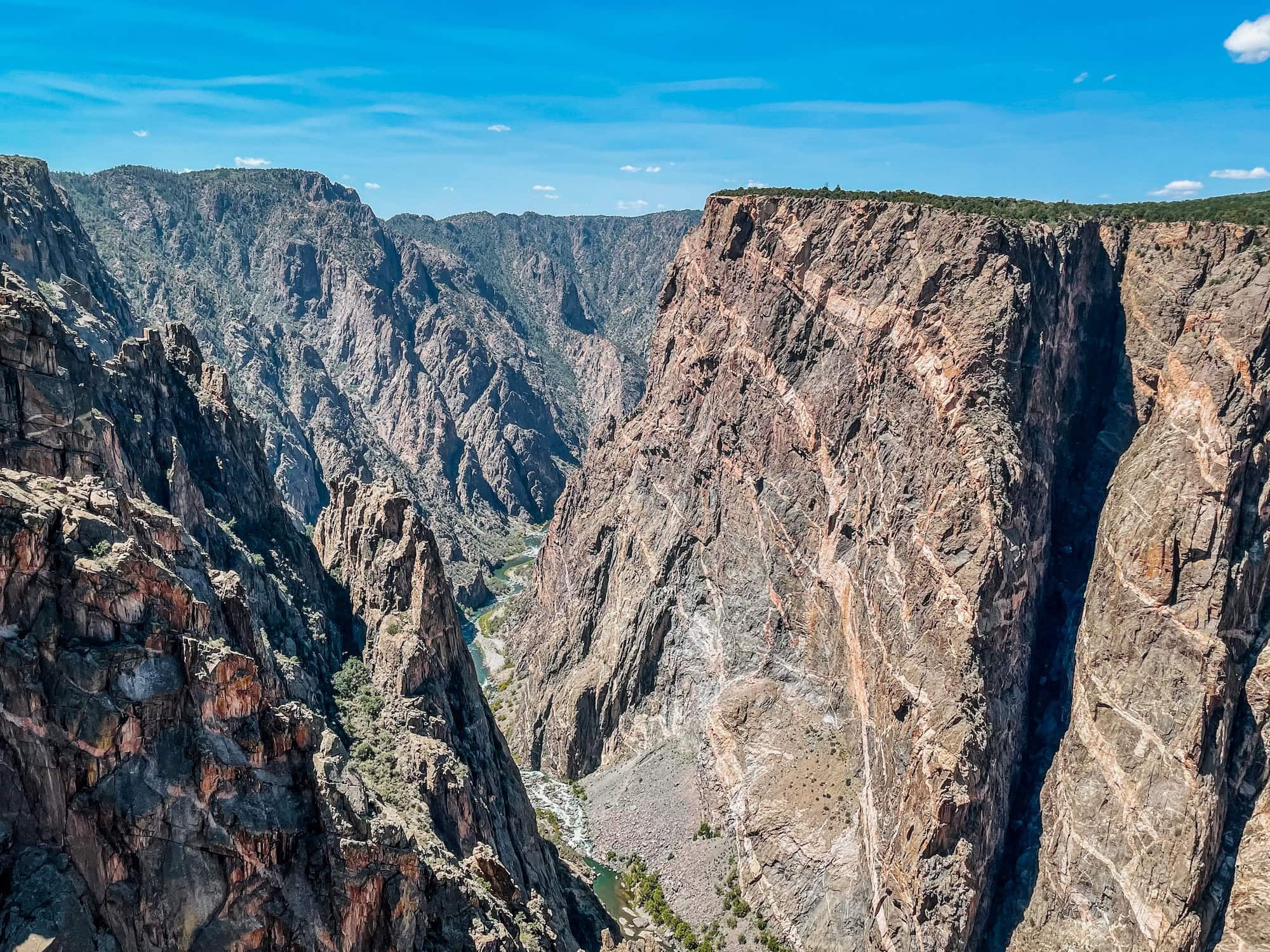 Stunning views looking over the Painted Wall overlook