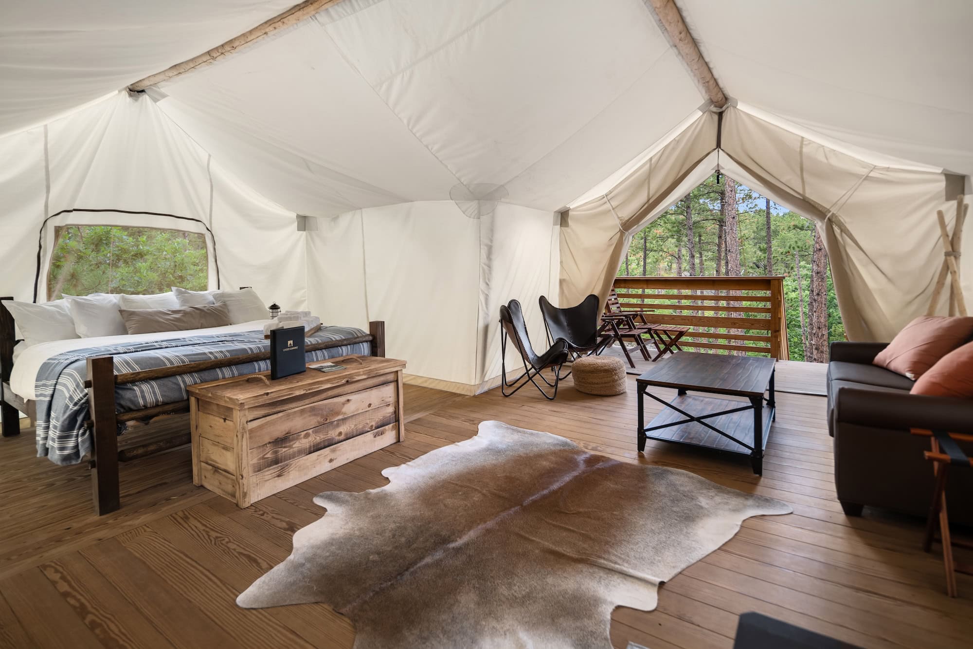 Tent Interior Under Canvas Yosemite