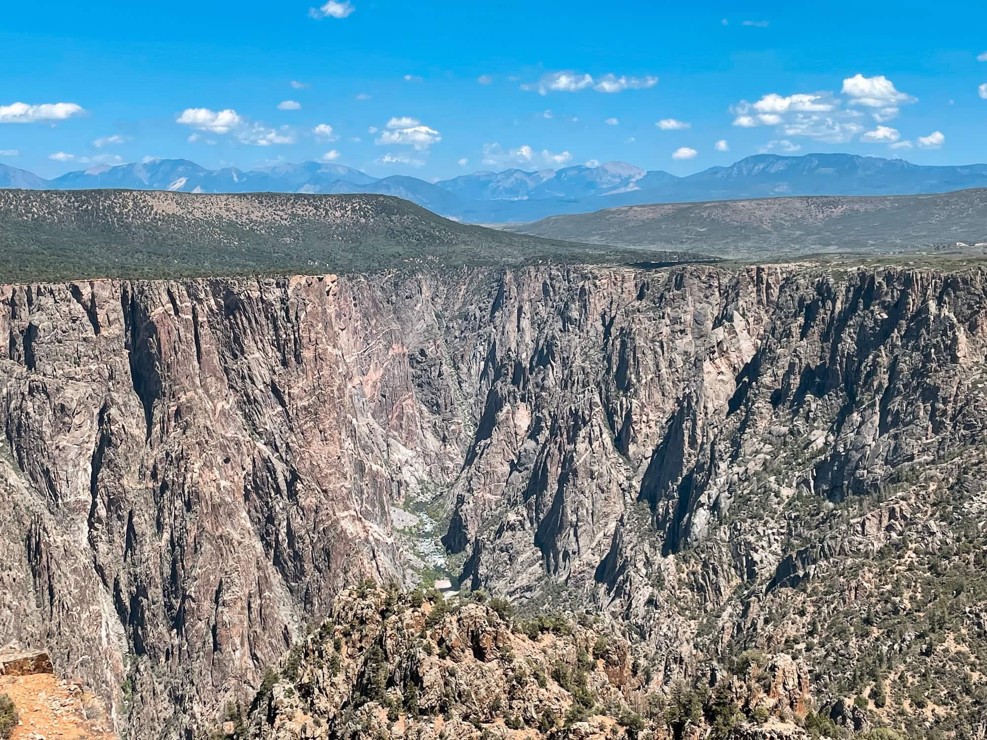 View from end of Warner Point trail