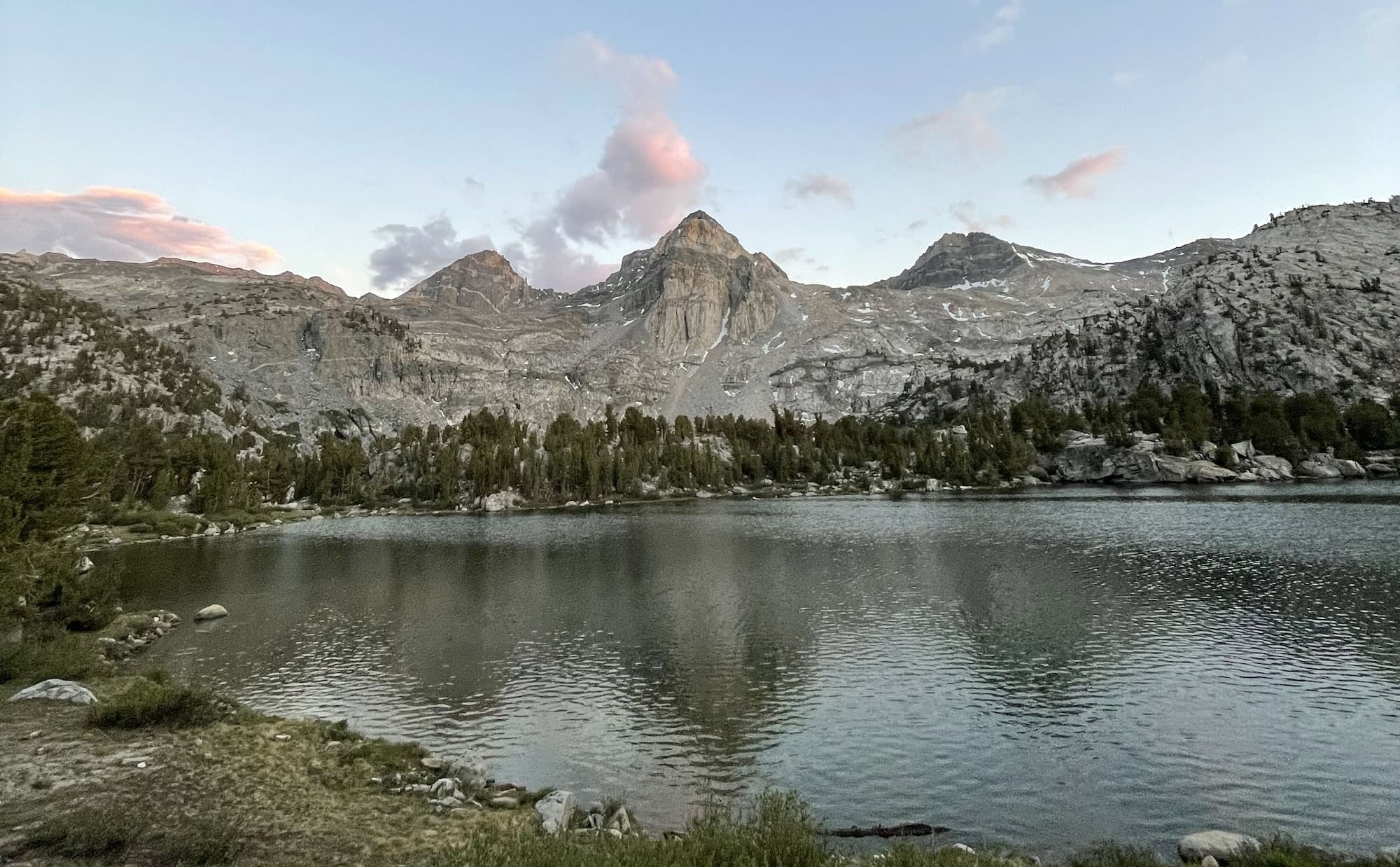 Rae Lakes in the Sierra