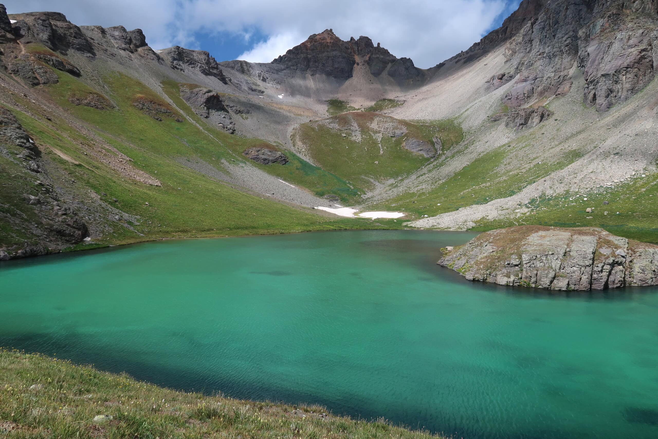 Island Lake Turquoise Water