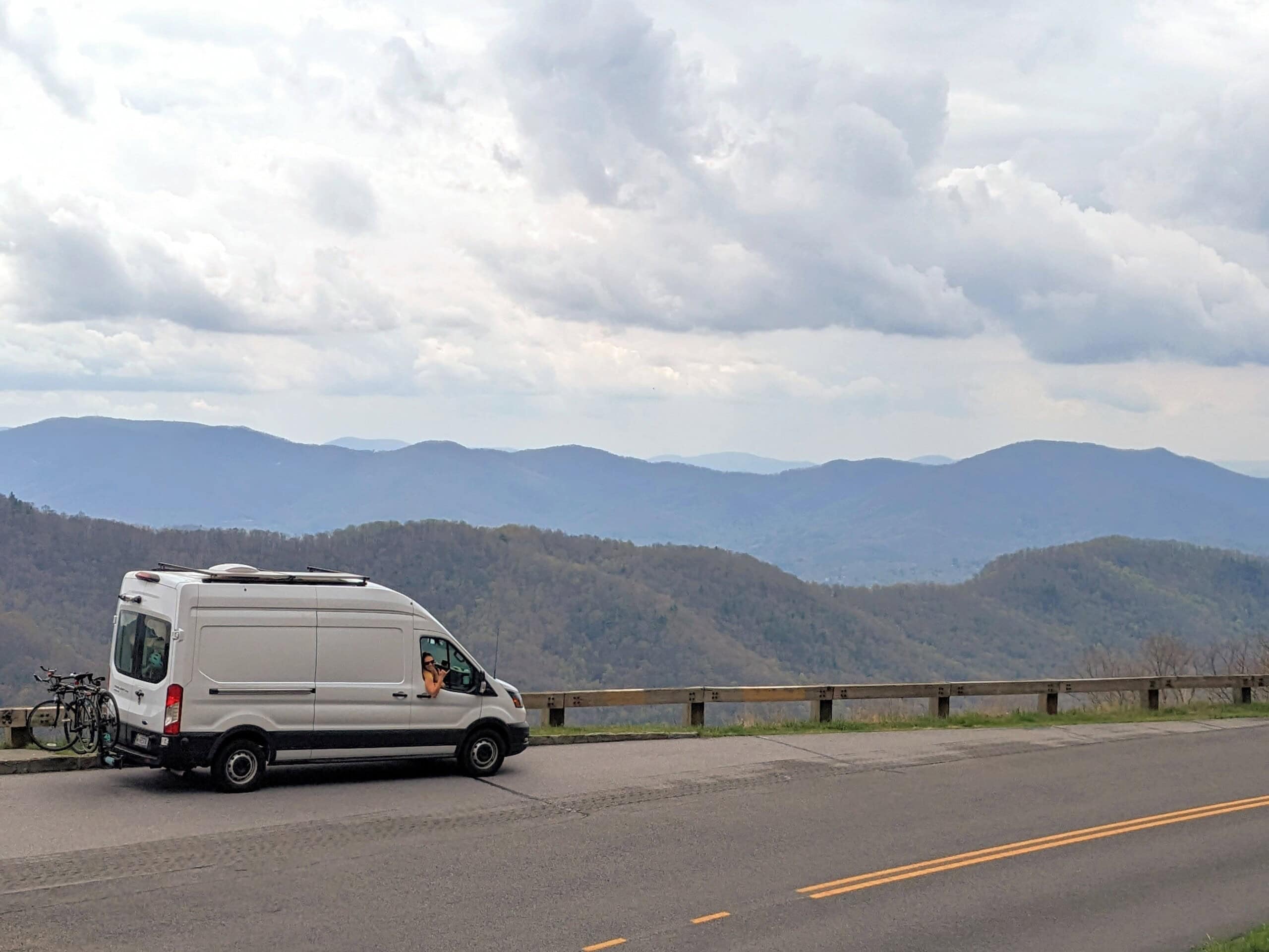 Asheville-Blue Ridge Parkway with Van