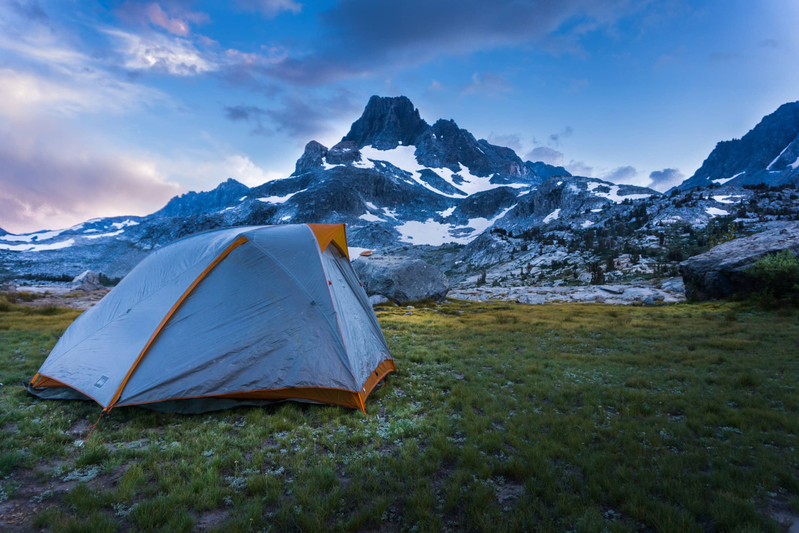 Tent near Thousand Island Lake