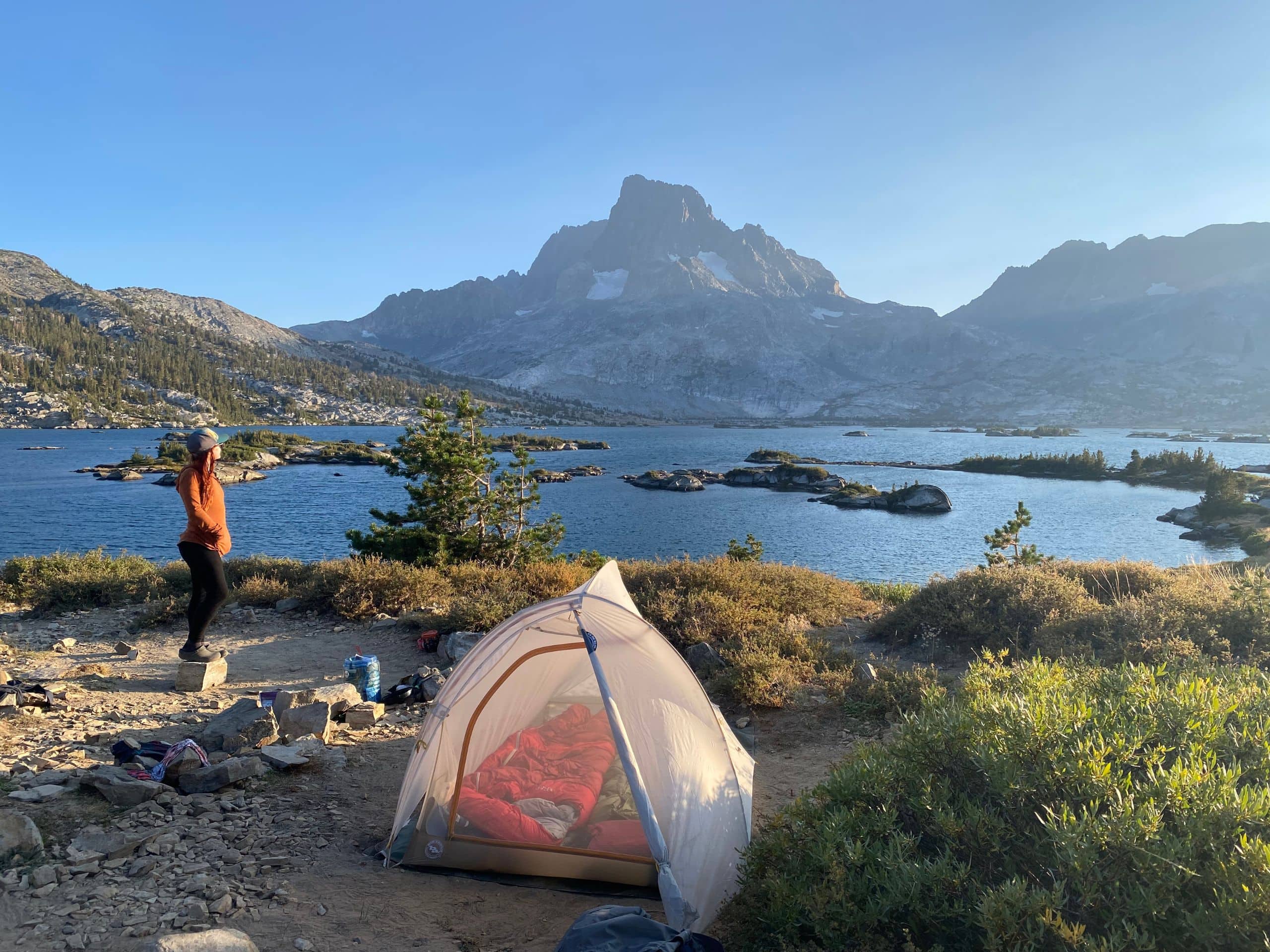 Campsite at Thousand Island Lake