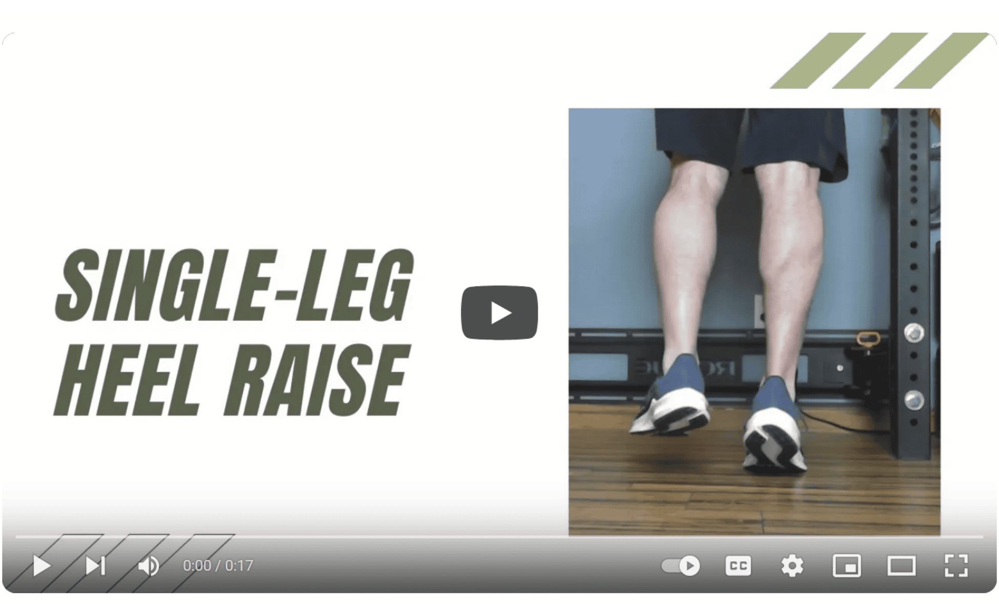 Single-leg calf raise tutorial