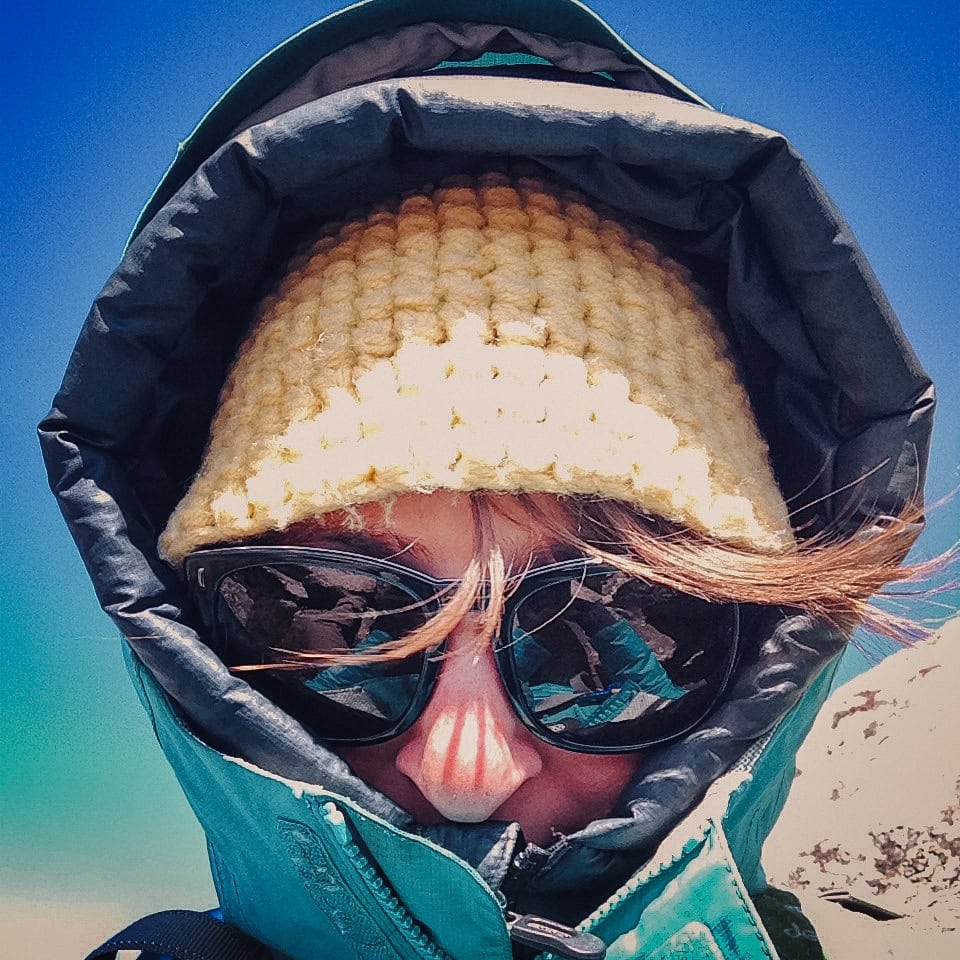 JW freezing cold selfie on Mt Bierstadt