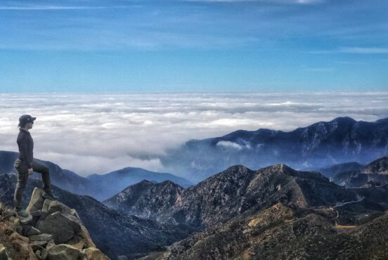 Strawberry Peak and Clouds