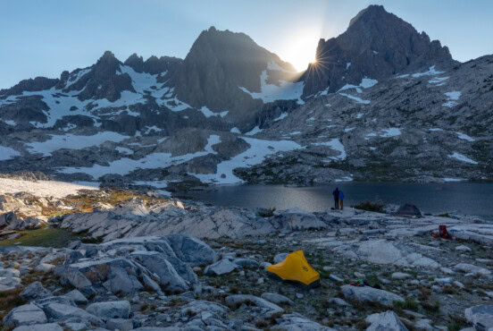 NEMO Hornet in foreground in Anset Adams Wilderness