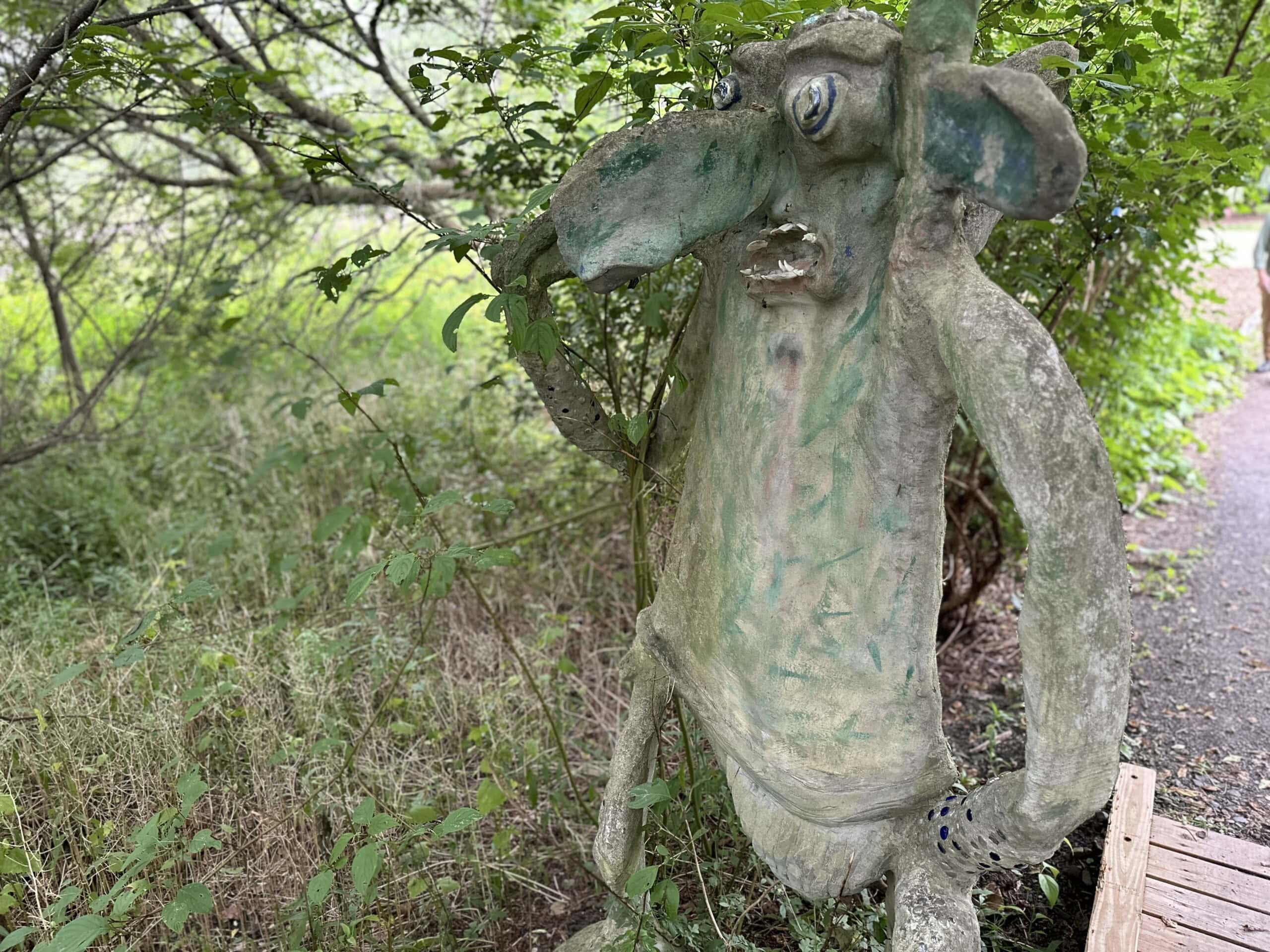 A troll at lime hollow nature center